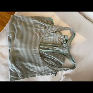 LULULEMON women’s loose racerback blue tank